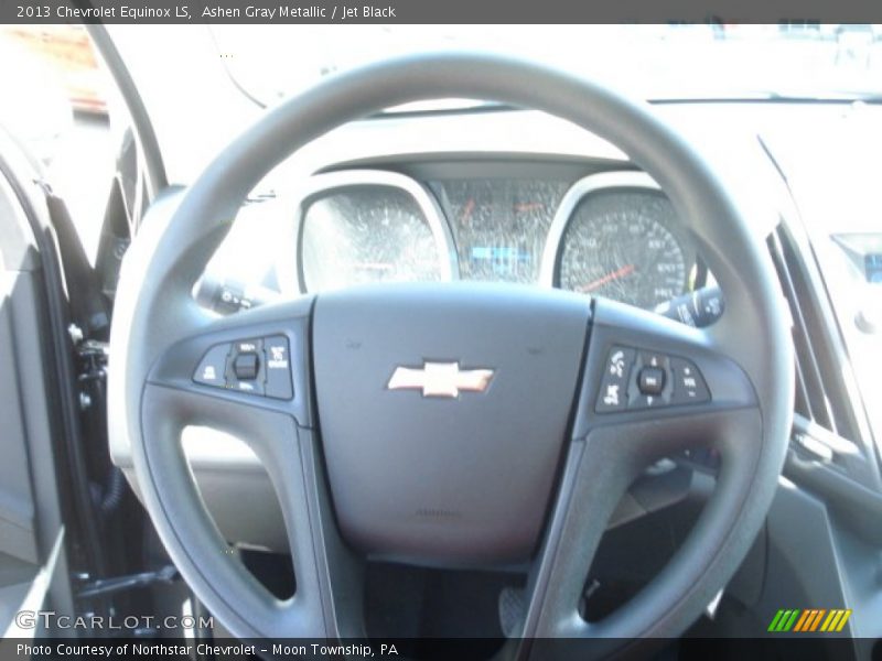 Ashen Gray Metallic / Jet Black 2013 Chevrolet Equinox LS