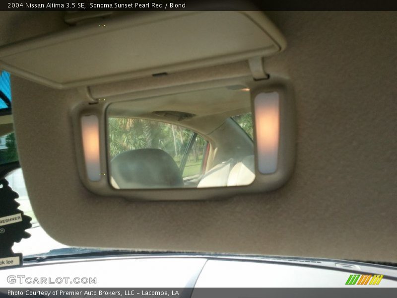 Sonoma Sunset Pearl Red / Blond 2004 Nissan Altima 3.5 SE