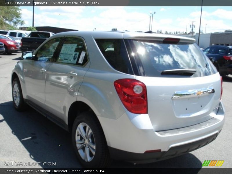 Silver Ice Metallic / Jet Black 2013 Chevrolet Equinox LS