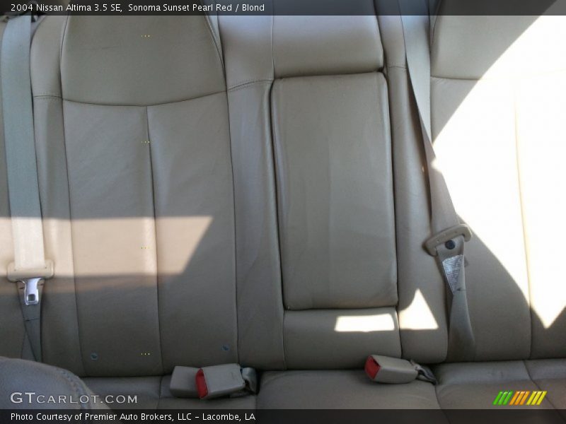 Sonoma Sunset Pearl Red / Blond 2004 Nissan Altima 3.5 SE