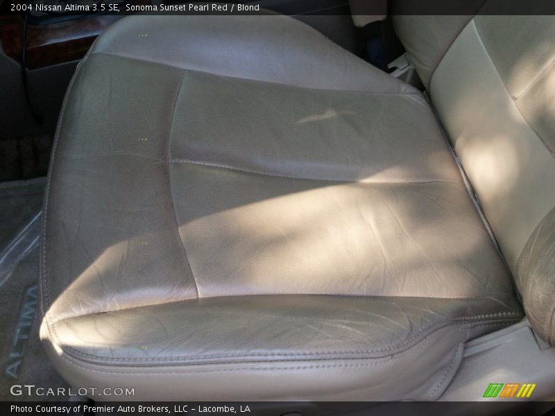 Sonoma Sunset Pearl Red / Blond 2004 Nissan Altima 3.5 SE