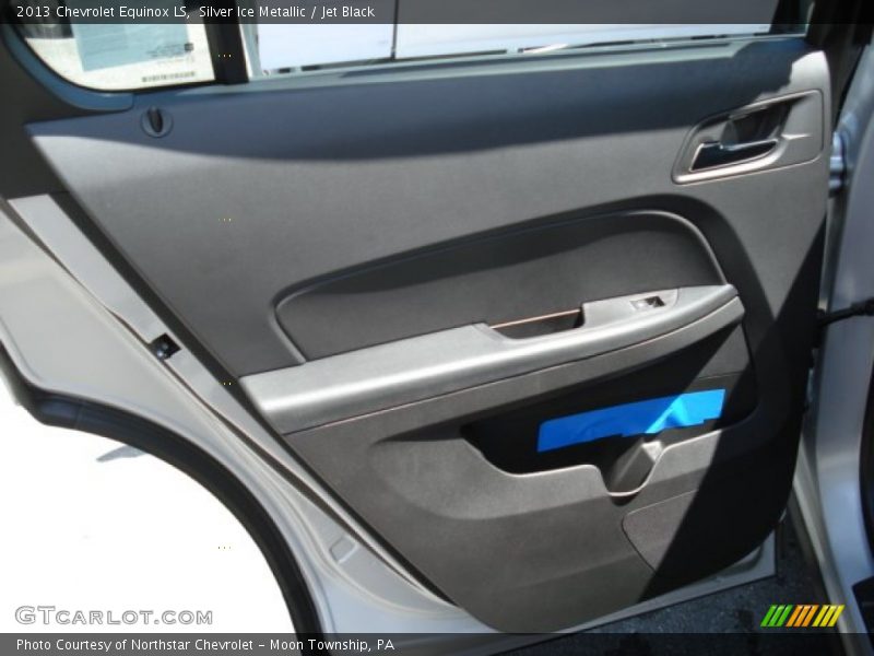 Silver Ice Metallic / Jet Black 2013 Chevrolet Equinox LS