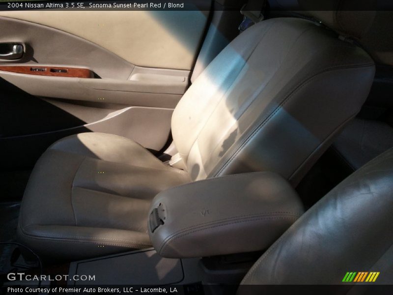 Sonoma Sunset Pearl Red / Blond 2004 Nissan Altima 3.5 SE