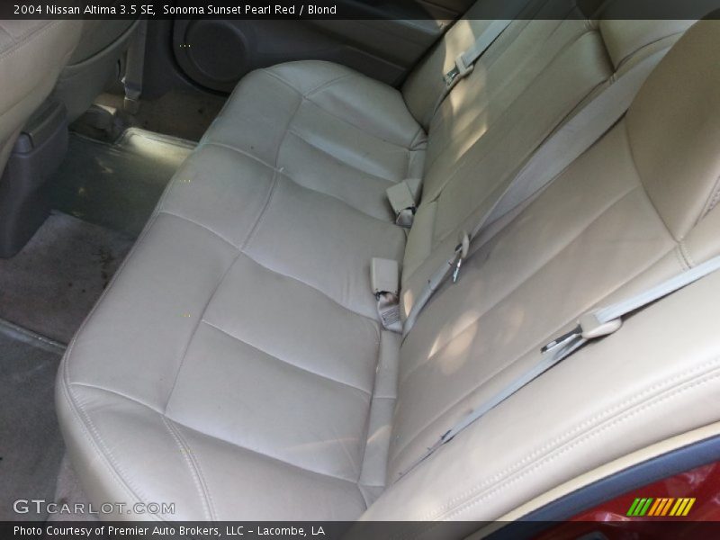 Sonoma Sunset Pearl Red / Blond 2004 Nissan Altima 3.5 SE