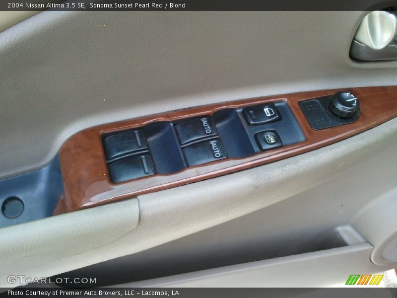Sonoma Sunset Pearl Red / Blond 2004 Nissan Altima 3.5 SE
