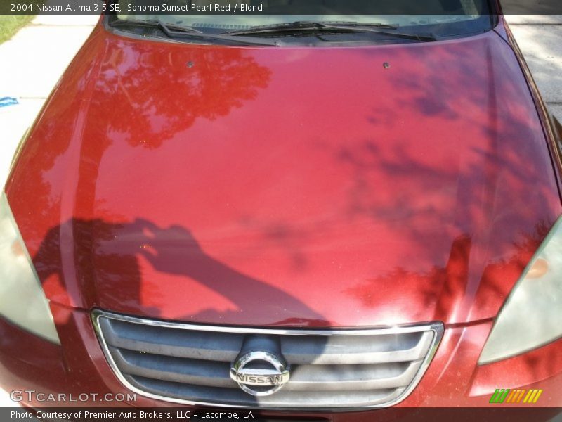 Sonoma Sunset Pearl Red / Blond 2004 Nissan Altima 3.5 SE