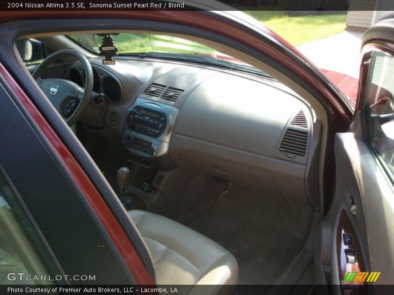 Sonoma Sunset Pearl Red / Blond 2004 Nissan Altima 3.5 SE