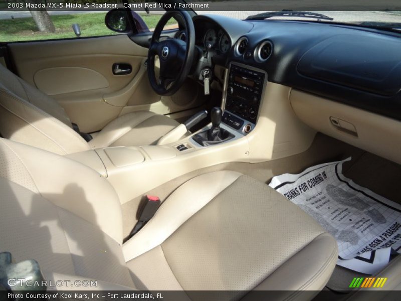  2003 MX-5 Miata LS Roadster Parchment Interior