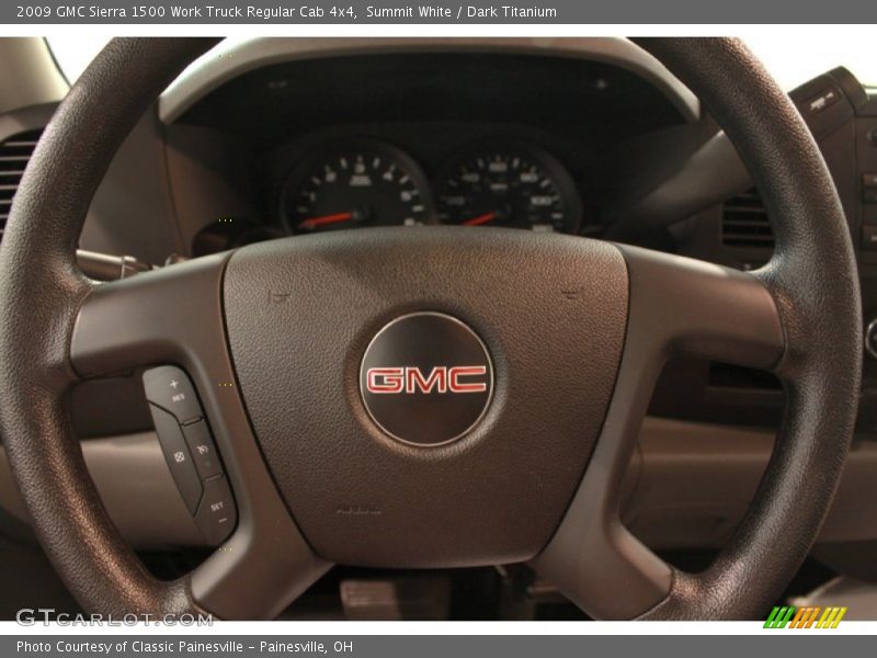 Summit White / Dark Titanium 2009 GMC Sierra 1500 Work Truck Regular Cab 4x4