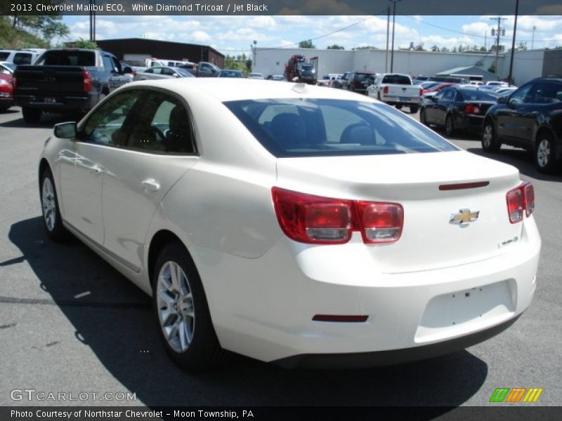 White Diamond Tricoat / Jet Black 2013 Chevrolet Malibu ECO