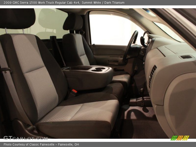 Summit White / Dark Titanium 2009 GMC Sierra 1500 Work Truck Regular Cab 4x4