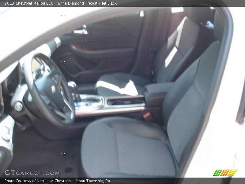White Diamond Tricoat / Jet Black 2013 Chevrolet Malibu ECO