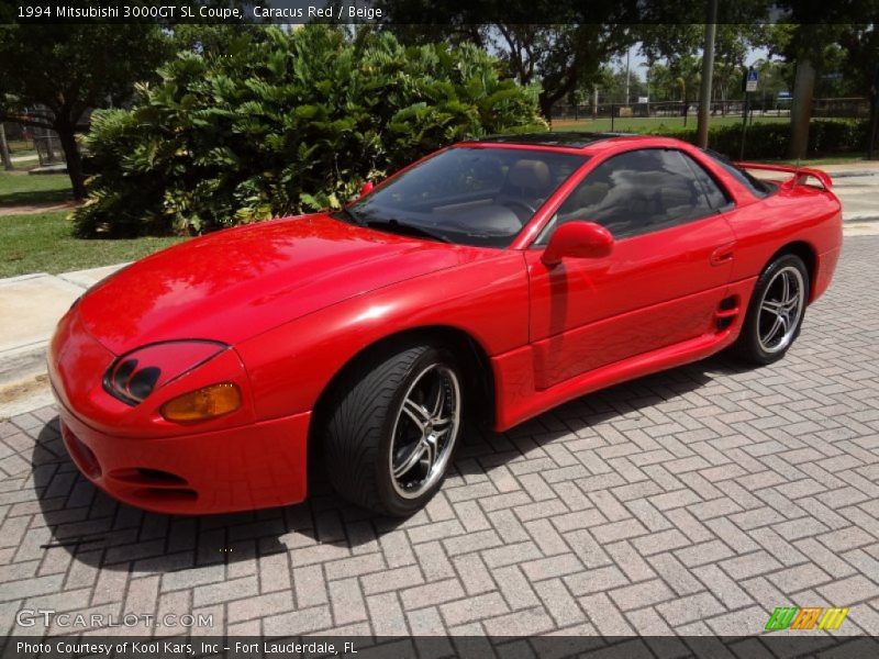 Caracus Red / Beige 1994 Mitsubishi 3000GT SL Coupe
