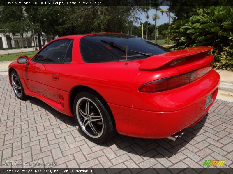 Caracus Red / Beige 1994 Mitsubishi 3000GT SL Coupe