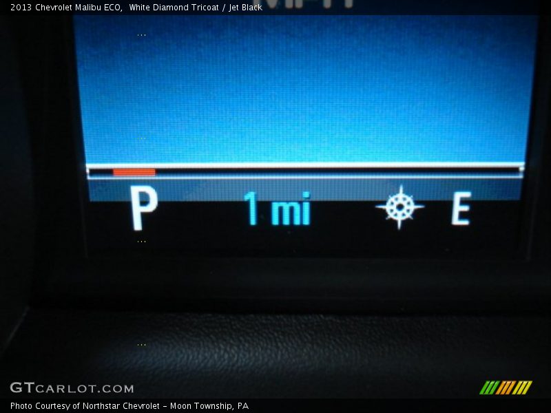 White Diamond Tricoat / Jet Black 2013 Chevrolet Malibu ECO