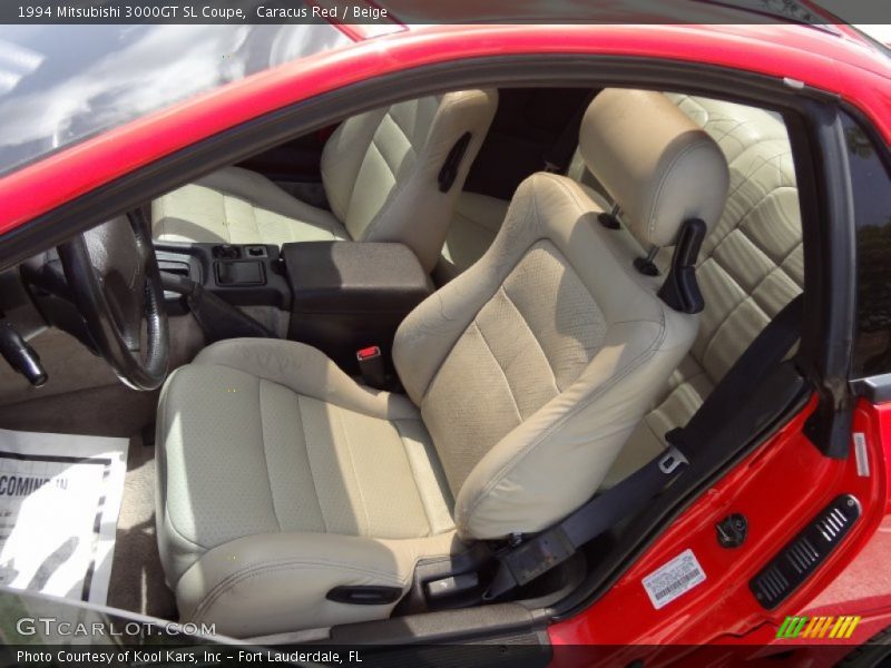 Front Seat of 1994 3000GT SL Coupe