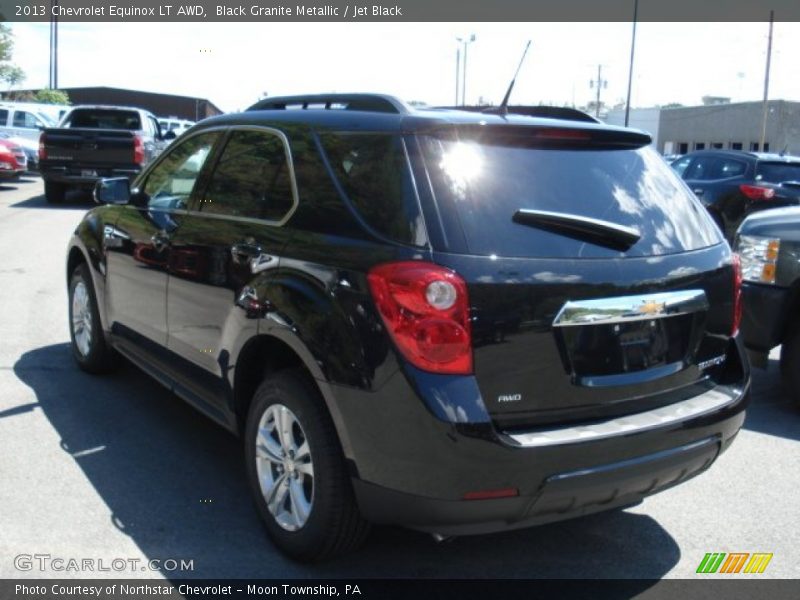 Black Granite Metallic / Jet Black 2013 Chevrolet Equinox LT AWD