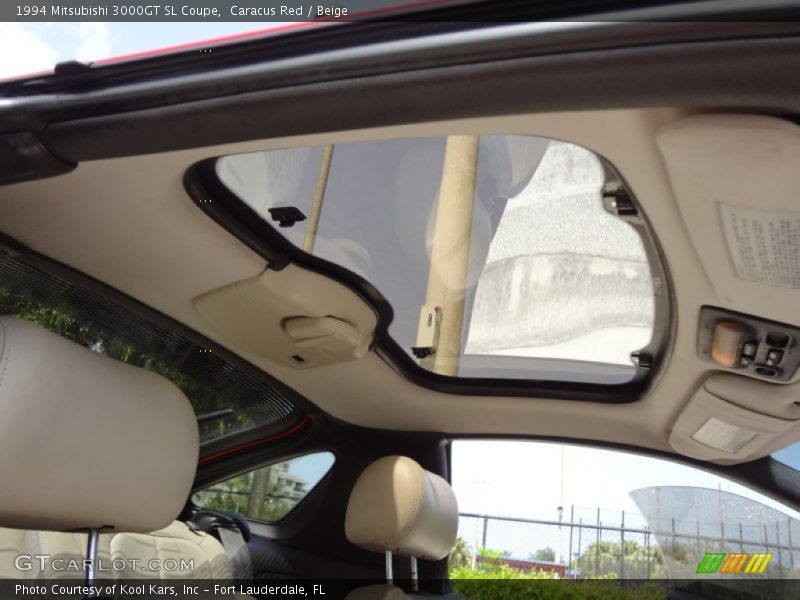 Sunroof of 1994 3000GT SL Coupe