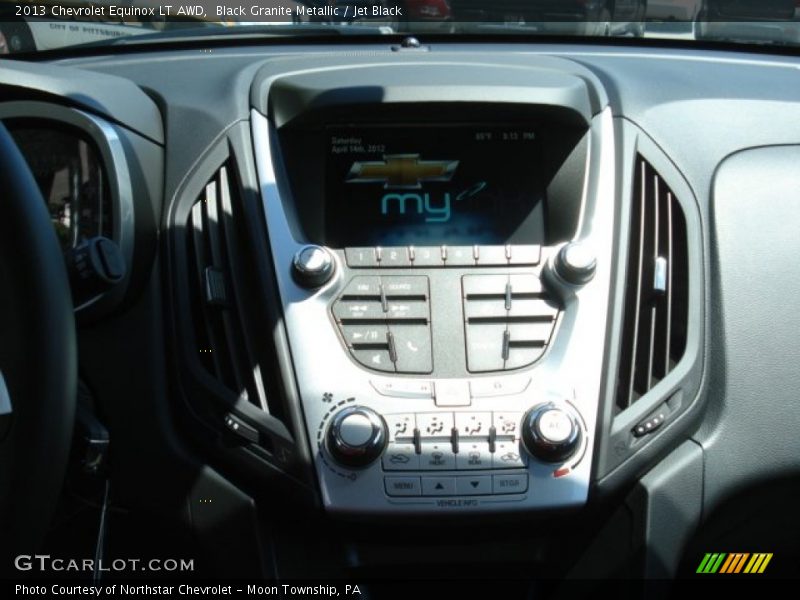 Black Granite Metallic / Jet Black 2013 Chevrolet Equinox LT AWD