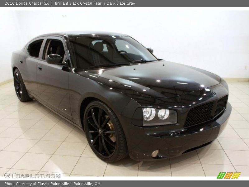 Brilliant Black Crystal Pearl / Dark Slate Gray 2010 Dodge Charger SXT