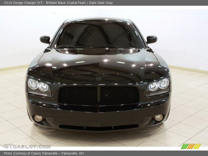 Brilliant Black Crystal Pearl / Dark Slate Gray 2010 Dodge Charger SXT