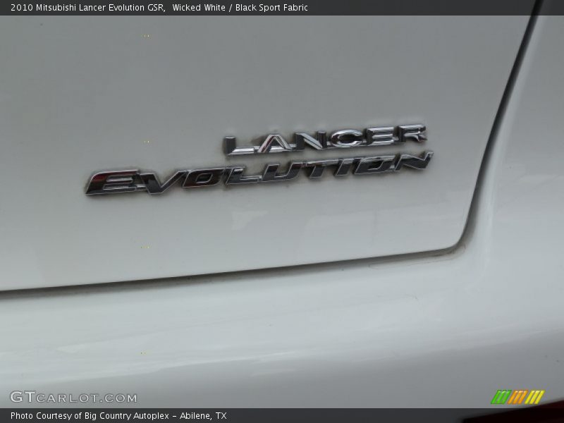  2010 Lancer Evolution GSR Logo