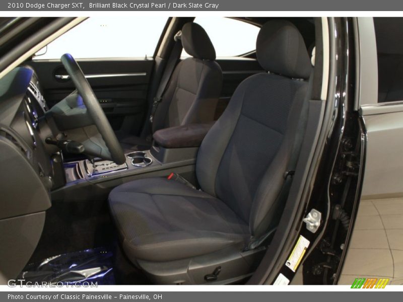 Brilliant Black Crystal Pearl / Dark Slate Gray 2010 Dodge Charger SXT