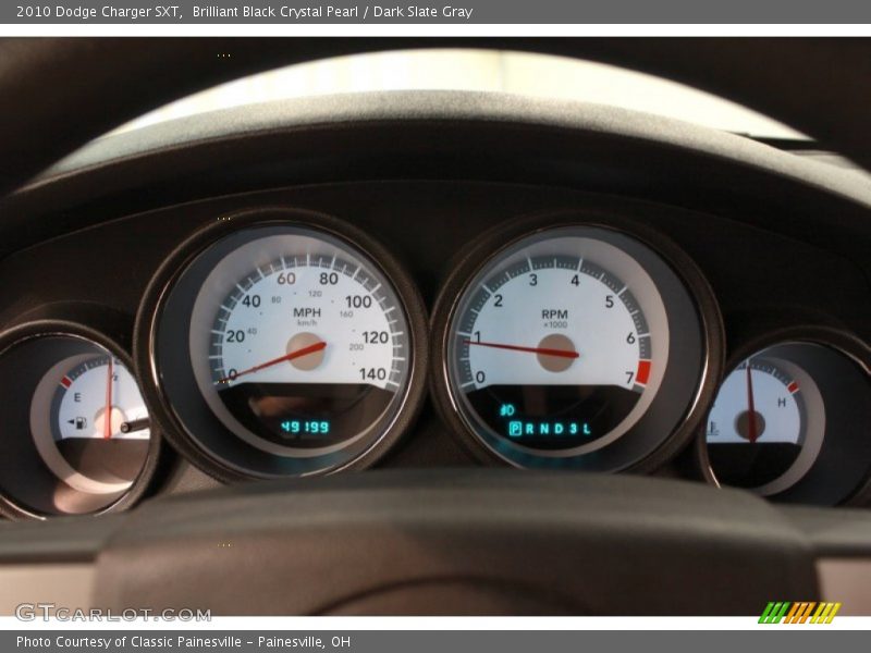 Brilliant Black Crystal Pearl / Dark Slate Gray 2010 Dodge Charger SXT