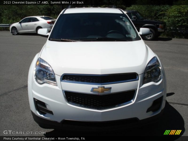 Summit White / Jet Black 2013 Chevrolet Equinox LT AWD