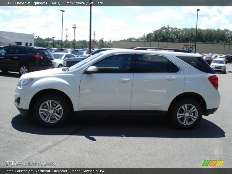 Summit White / Jet Black 2013 Chevrolet Equinox LT AWD