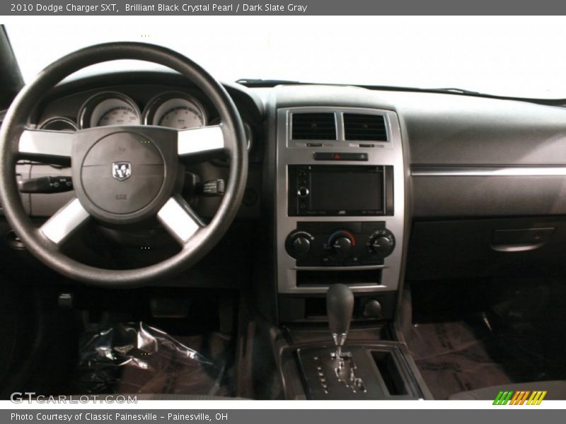 Brilliant Black Crystal Pearl / Dark Slate Gray 2010 Dodge Charger SXT