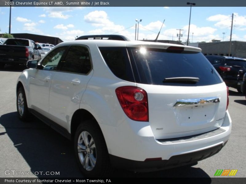 Summit White / Jet Black 2013 Chevrolet Equinox LT AWD