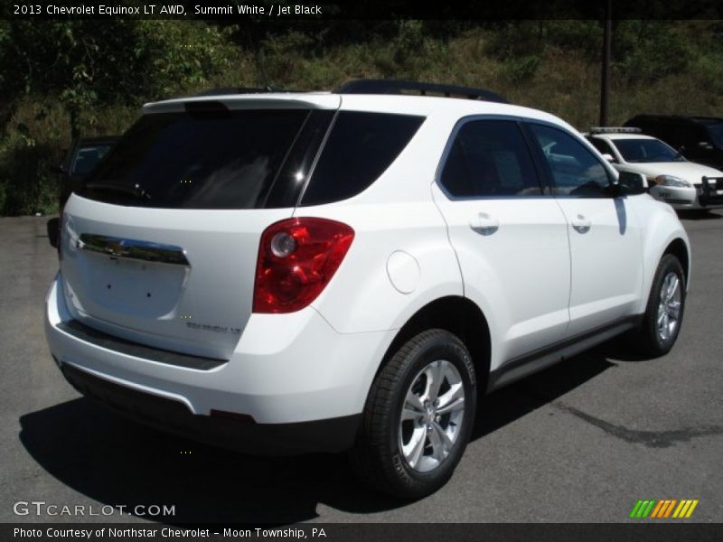 Summit White / Jet Black 2013 Chevrolet Equinox LT AWD