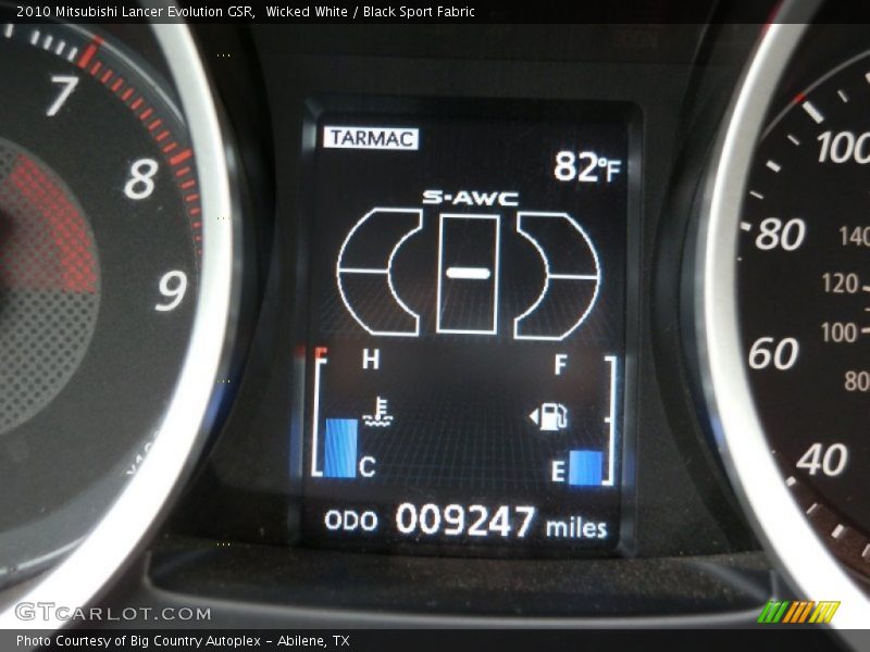 Wicked White / Black Sport Fabric 2010 Mitsubishi Lancer Evolution GSR