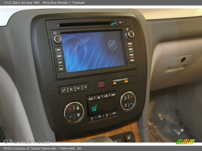 Ming Blue Metallic / Titanium 2012 Buick Enclave FWD