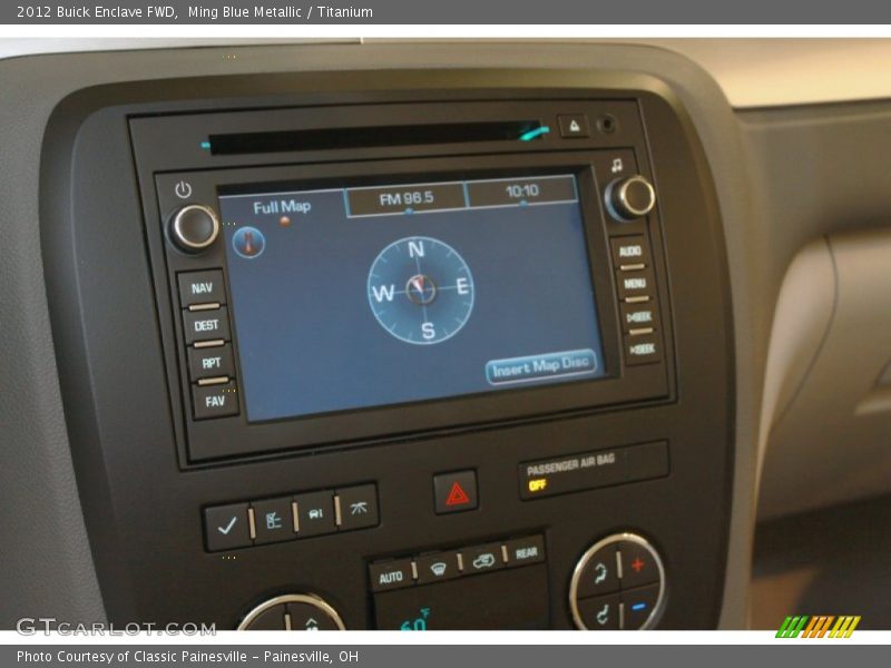 Ming Blue Metallic / Titanium 2012 Buick Enclave FWD