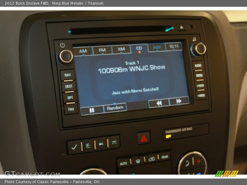Ming Blue Metallic / Titanium 2012 Buick Enclave FWD