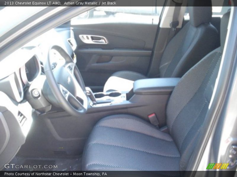 Ashen Gray Metallic / Jet Black 2013 Chevrolet Equinox LT AWD