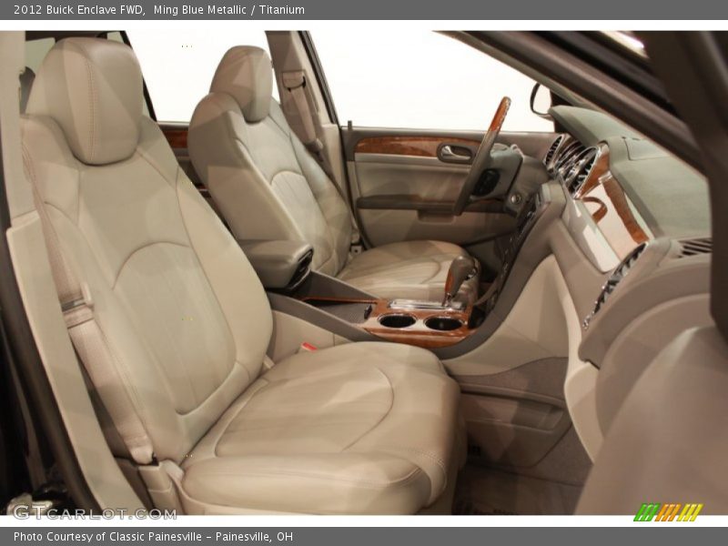 Ming Blue Metallic / Titanium 2012 Buick Enclave FWD