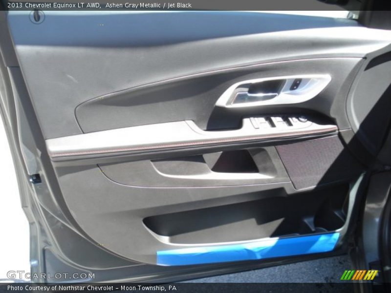 Ashen Gray Metallic / Jet Black 2013 Chevrolet Equinox LT AWD