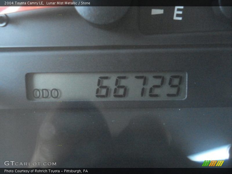 Lunar Mist Metallic / Stone 2004 Toyota Camry LE