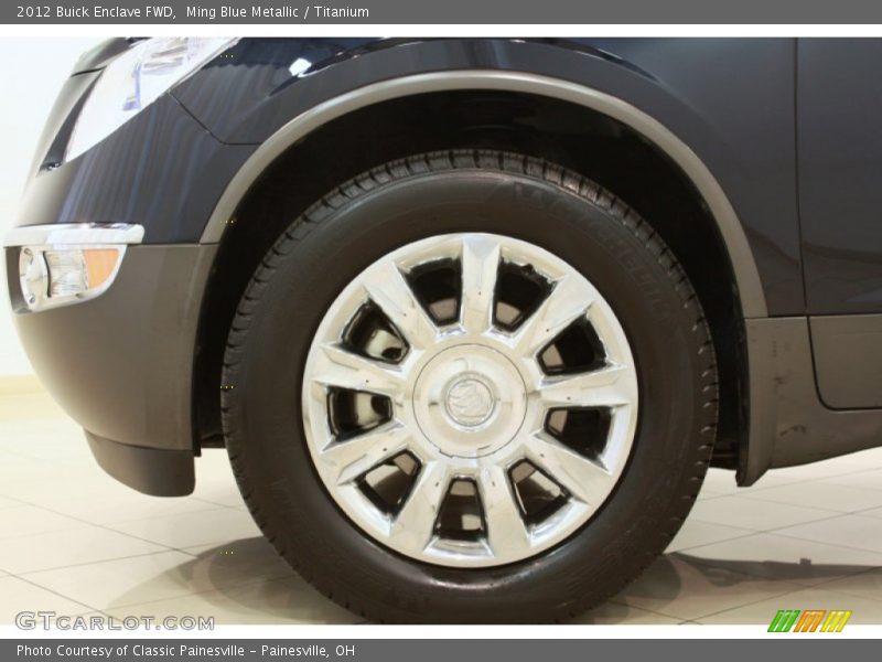 Ming Blue Metallic / Titanium 2012 Buick Enclave FWD