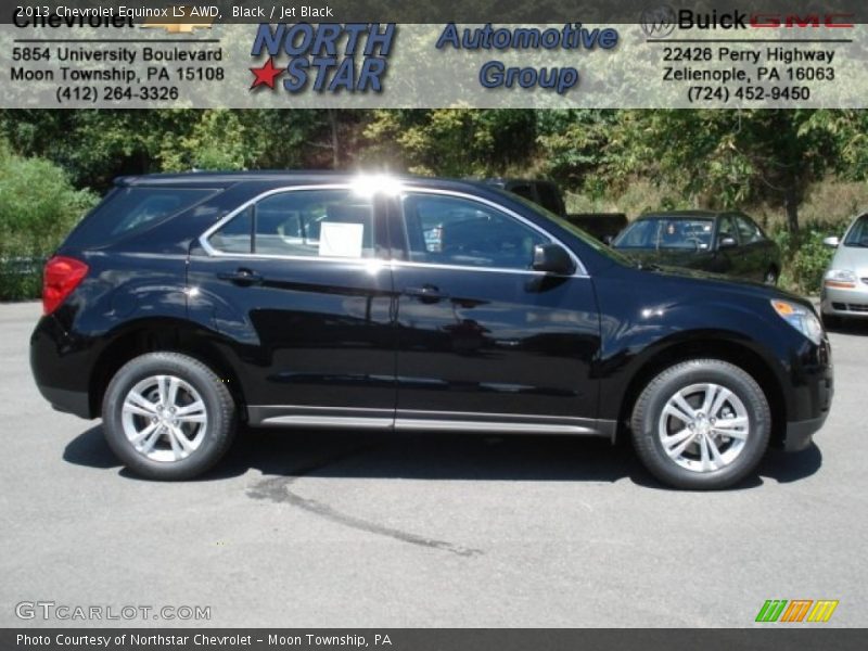 Black / Jet Black 2013 Chevrolet Equinox LS AWD