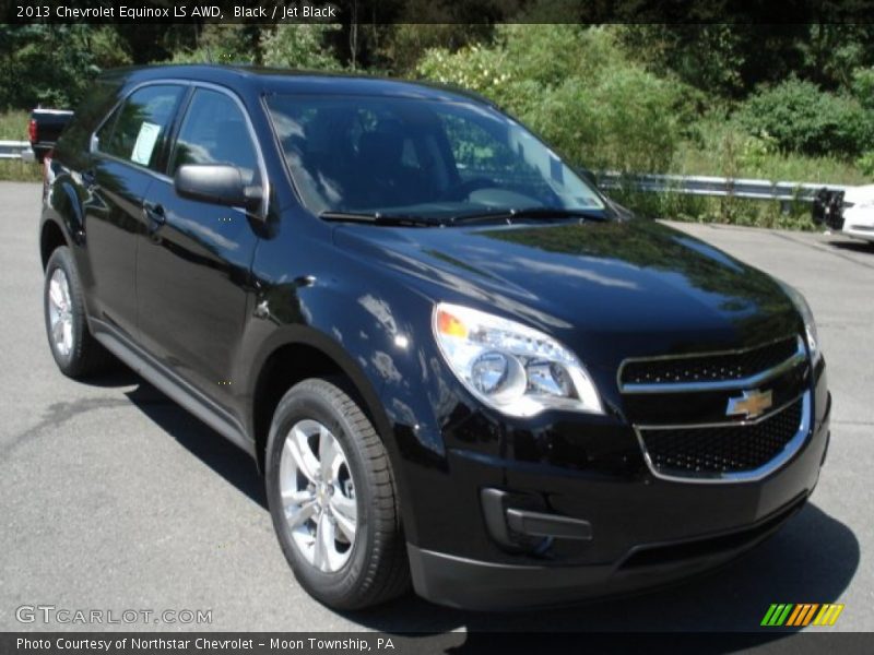 Black / Jet Black 2013 Chevrolet Equinox LS AWD