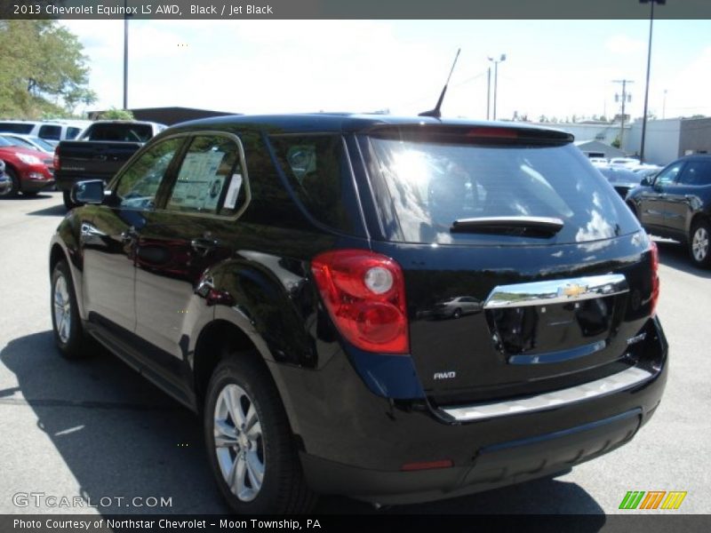 Black / Jet Black 2013 Chevrolet Equinox LS AWD