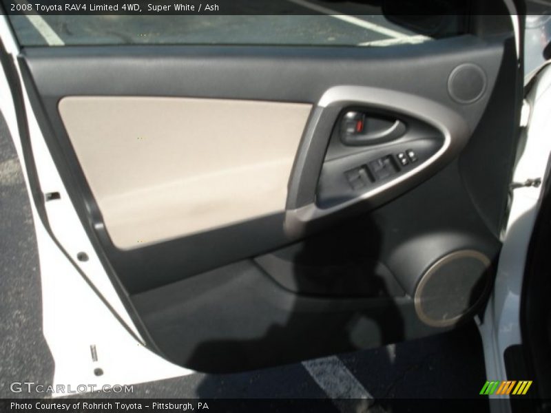 Super White / Ash 2008 Toyota RAV4 Limited 4WD