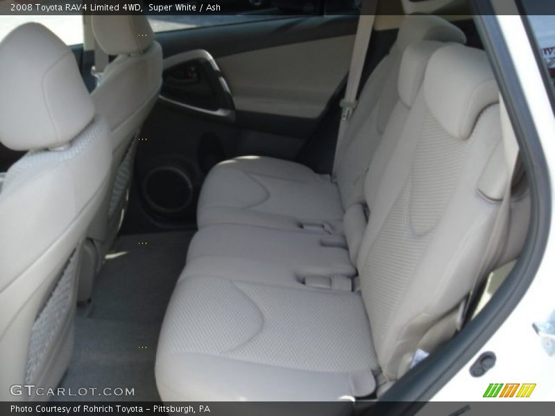 Super White / Ash 2008 Toyota RAV4 Limited 4WD