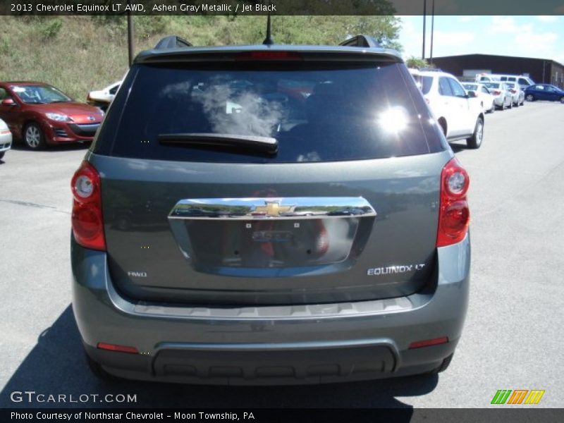 Ashen Gray Metallic / Jet Black 2013 Chevrolet Equinox LT AWD
