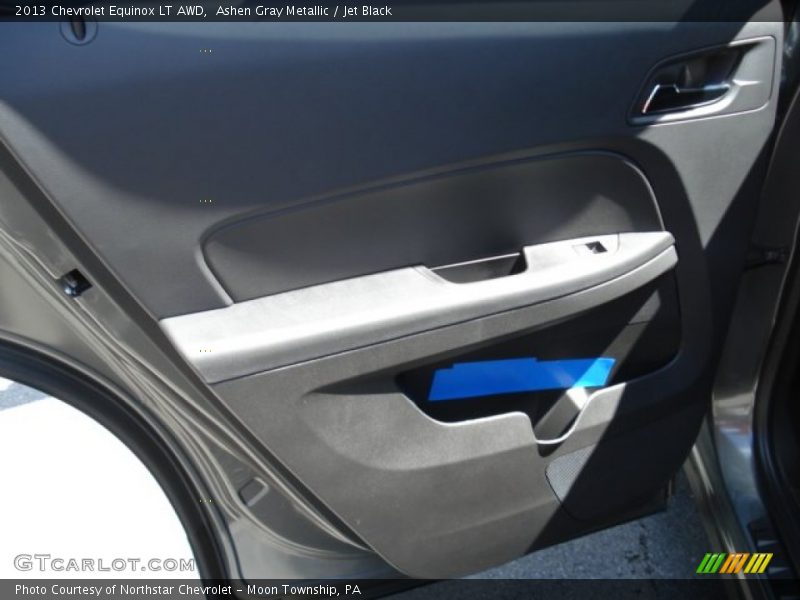Ashen Gray Metallic / Jet Black 2013 Chevrolet Equinox LT AWD