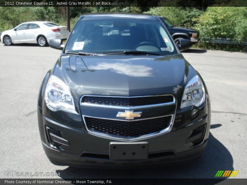 Ashen Gray Metallic / Jet Black 2012 Chevrolet Equinox LS